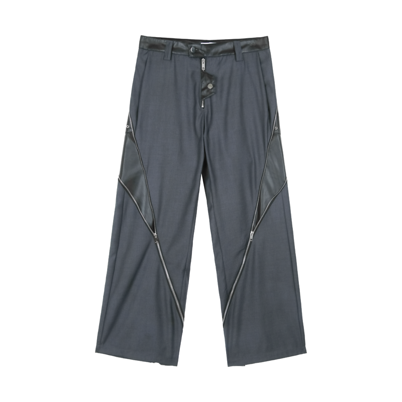 Calças masculinas micro flare de tubo reto. Design moderno e elegante. Conforto excepcional e estilo versátil para diversas ocasiões. — foto 2