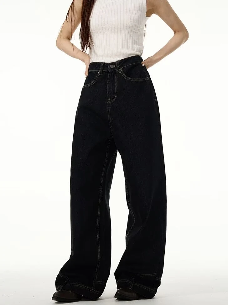 Title 3, Heren Inverted Pants Baggy Straight Trousers. R...