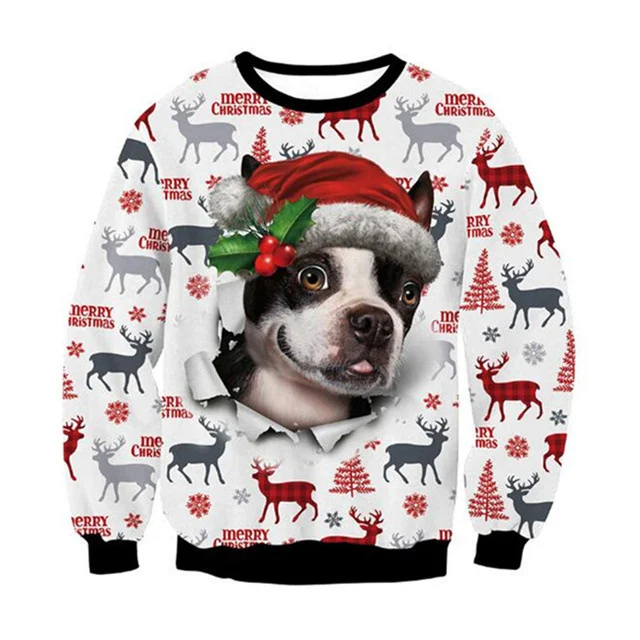 Cartoon Digital Printing Pullover Round Neck Sweater, a comfy and fun top for everyday wear. Perfect for adding a playfu — photo 4