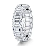 Anel de Prata Esterlina com Simulação de Diamante de Alto Carbono para um Brilho Excepcional. Joia Elegante e Acessível. — foto 8