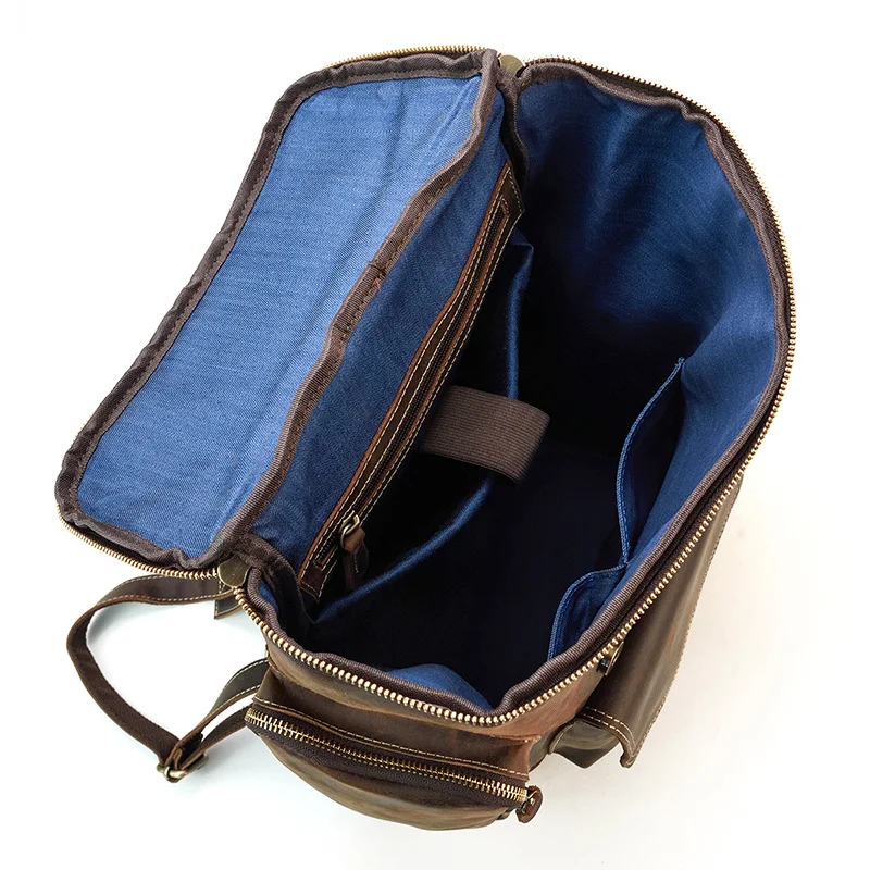 Title 2, Mens Leather Backpack