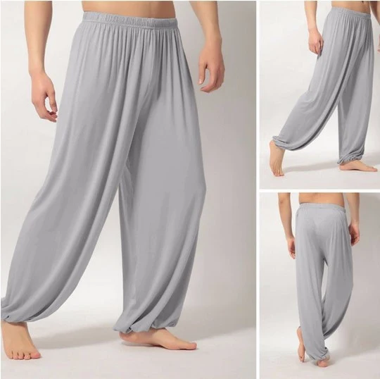 Pantalones casuales de yoga para hombre, ideales para ejercicios matutinos, Tai Chi y un estilo de vida relajado. Cómodos y versátiles. — foto 4