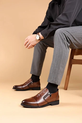 Title 9, Heren Casual Leren Schoenen met Drie Gewrichten...