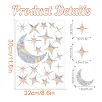 Adesivos coloridos decorativos de janela PVC com efeito prisma arco-íris, eletrostáticos, para vidros, transformando seu espaço com cores vibrantes. — foto 41