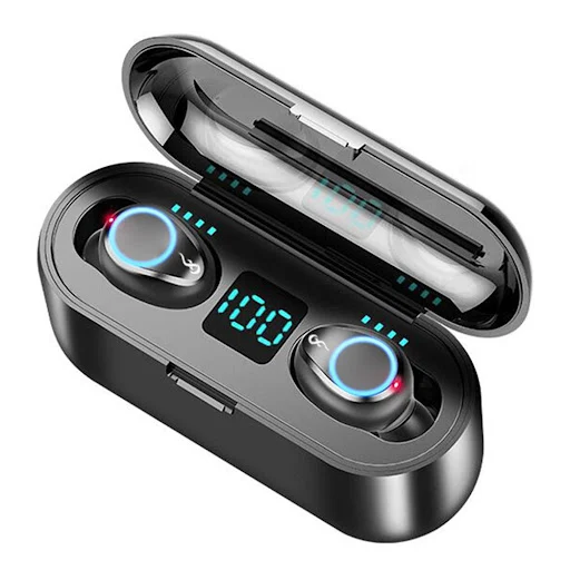 Title 8, F9 Bluetooth Headset Tws Wireless Bluetooth 5.1...