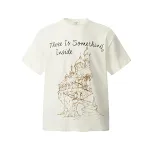 Camiseta masculina de manga curta com estampa de castelo abstrato. Conforto e estilo em uma peça moderna para o dia a dia. — foto 2