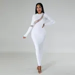 Sexy Slim-fit Sheath Mesh Dress — photo 8