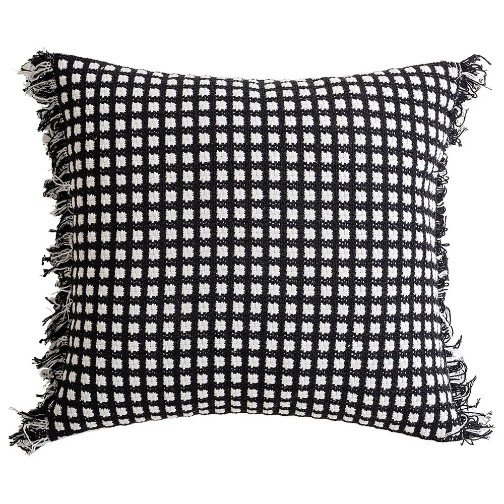Capa de almofada retrô minimalista para casa. Adicione um toque vintage elegante ao seu lar com este design suave e atemporal. — foto 8