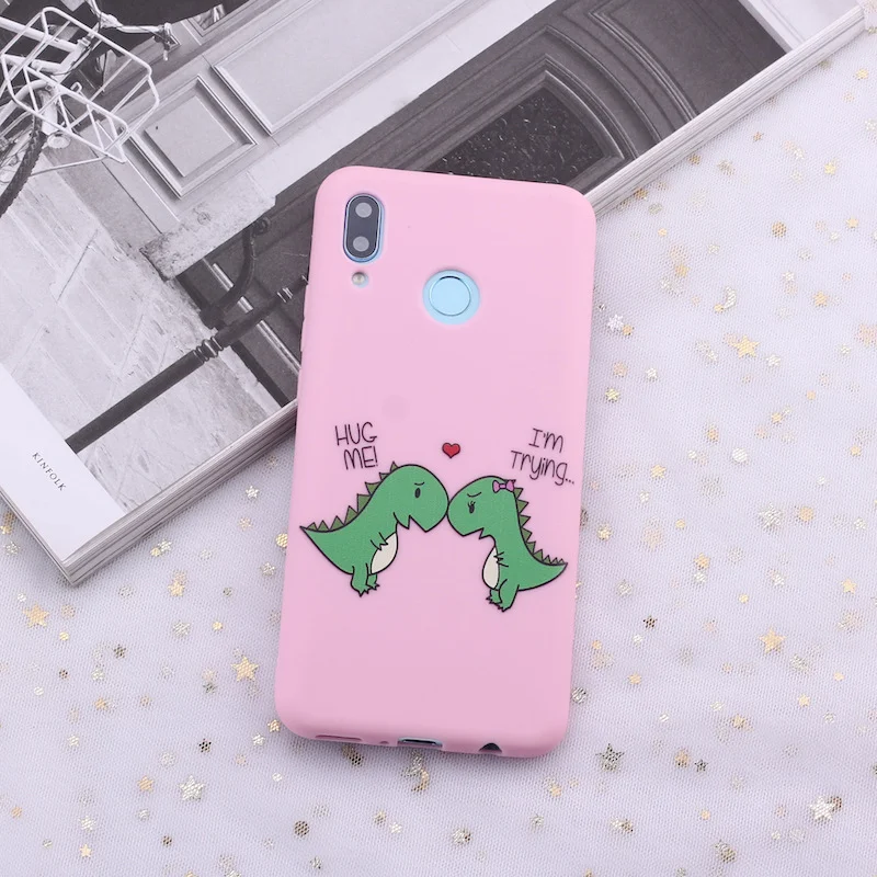 Title 1, Funda para teléfono con dinosaurio pintado a ma...