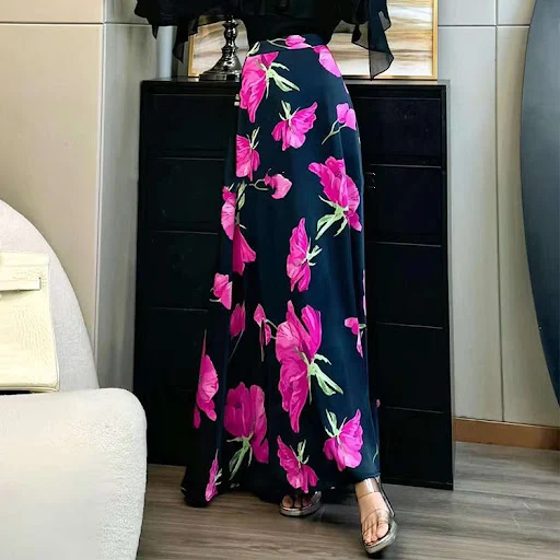 Title 1, Blusa ciganinha de chiffon com gola halter e sa...