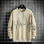 Men's All Match Printed Long Sleeve Sweatshirt offers versatile style and comfort. Perfect for casual wear, this sweatsh — photo 3