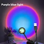 Purple Blue Light ABS Material