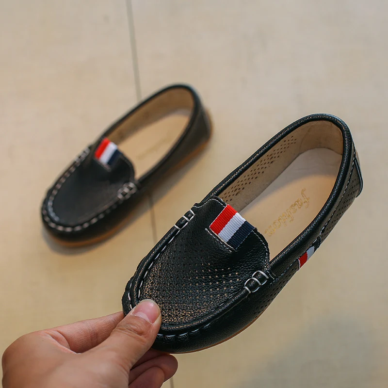Title 4, Buty Chłopięce Modne Miękkie Płaskie Loafers Wy...