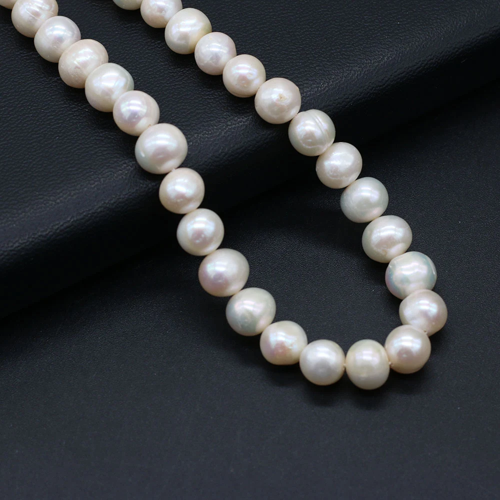 Filo di perline con perle d'acqua dolce naturali per creare gioielli unici ed eleganti, perfetto per bracciali e collane, qualità premium per design raffinati. — foto 3