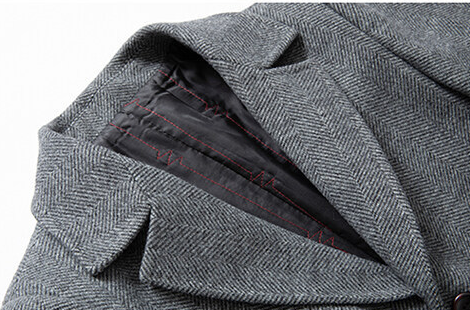 Title 5, Mens Wool Coat Autumn Winter Business British ...