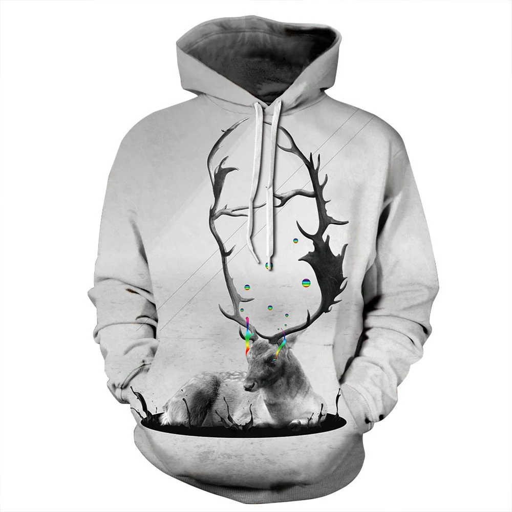 Fashion Tiger 3D Digital Hooded Sweater Baseball Uniform. Stay warm and stylish with this unique hoodie, perfect for cas — photo 2