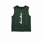 Colete de basquete hip-hop masculino, solto e moderno. Camiseta sem mangas casual esportiva com personalidade. Perfeito para esportes e estilo urbano. — foto 5