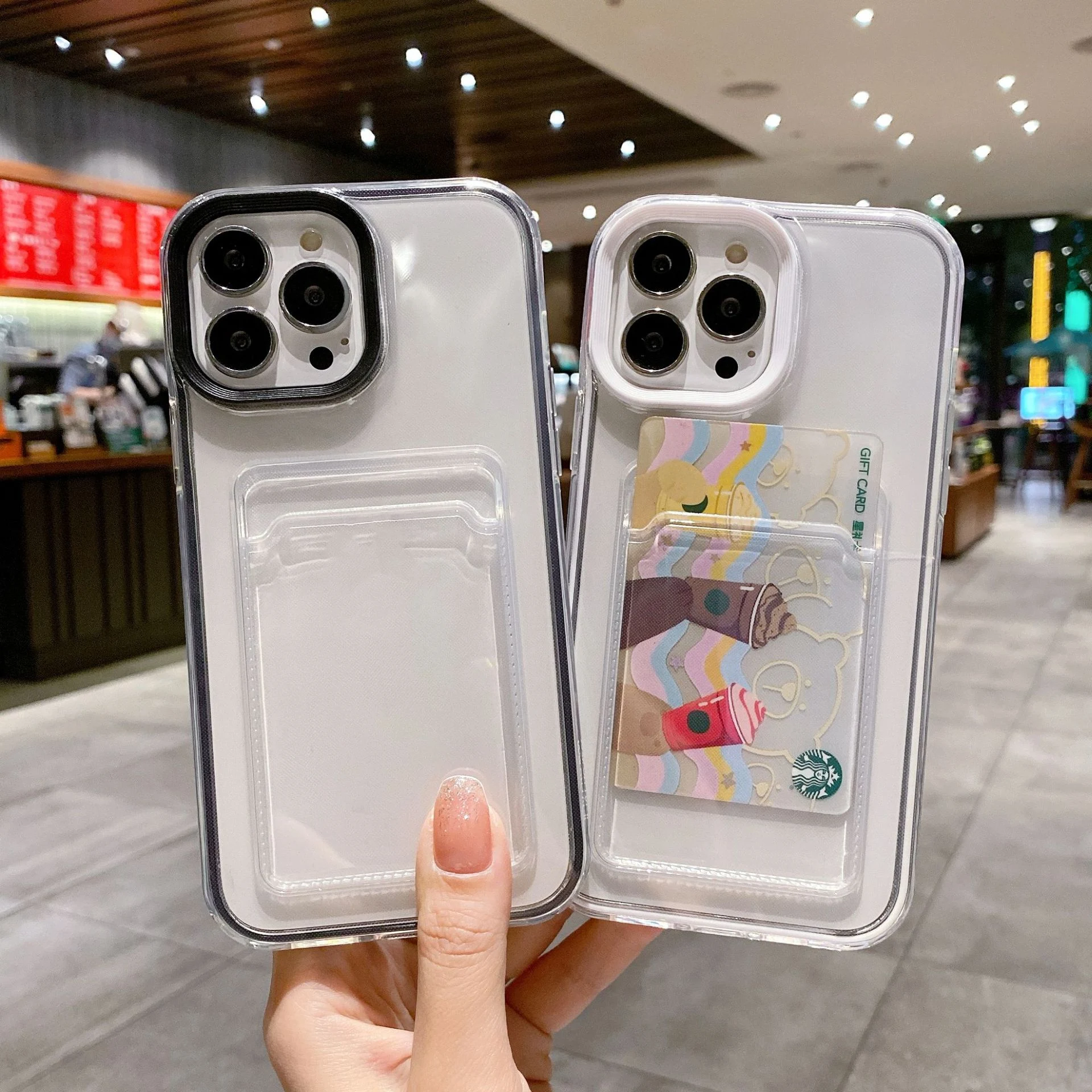 Title 10, Funda para teléfono con diseño transparente 3 e...