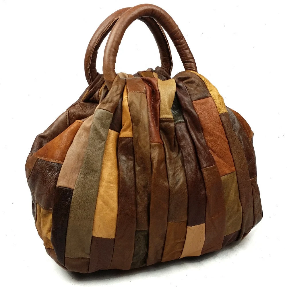 Title 6, Colored sheepskin ladies bags offering luxury a...