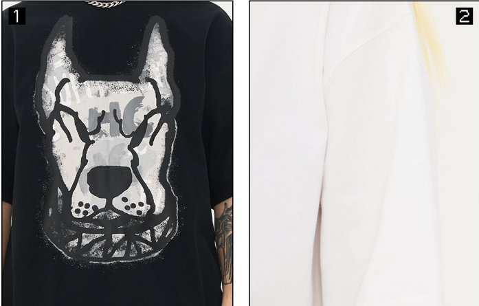 Title 7, Graffiti Street Dog Head Typeface Pattern Jacket