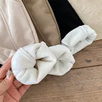 Calças infantis de veludo cotelê com forro de fleece e acolchoamento, perfeitas para lazer, quentes e confortáveis, ideais para brincar. — foto 5