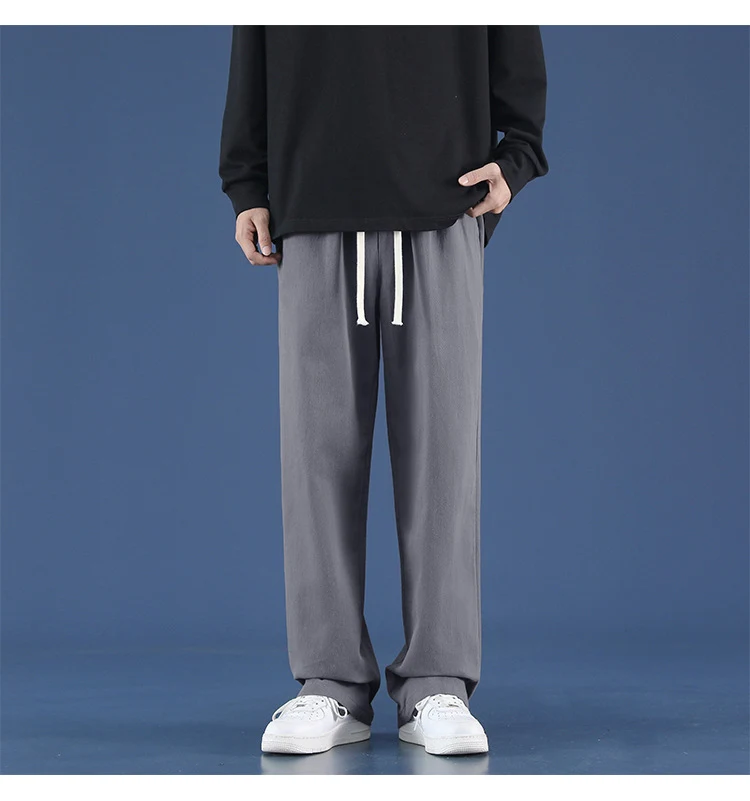 Men's Casual Pants Loose Straight Cotton Comfortable and Stylish Perfect for Everyday Wear and a Relaxed Look Offering F — photo 14