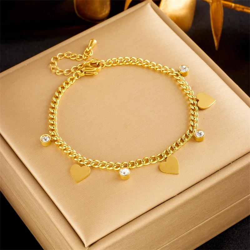 Colar de aço titânio Glossy Love, brilhante e elegante, perfeito para mulheres e meninas, ideal para presentear e usar em qualquer ocasião. — foto 13