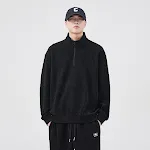 Moletom masculino plus size cor sólida, solto e confortável, para outono e inverno. Perfeito para uso casual e relaxado. — foto 6