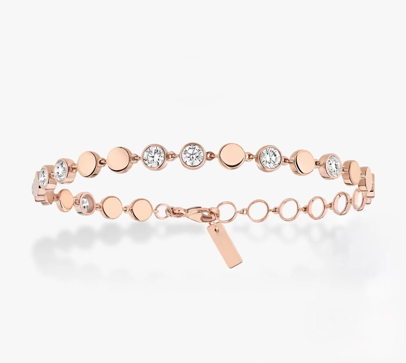 Title 7, Pulseira Fashion Personality com diamantes redo...
