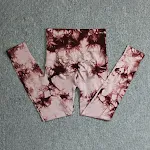 Women's Printed Tie-dye Seamless Skinny Yoga Pants offer comfort, style, and flexibility for workouts, yoga, or everyday — photo 5