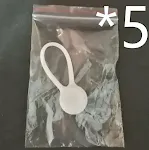 5pcs White