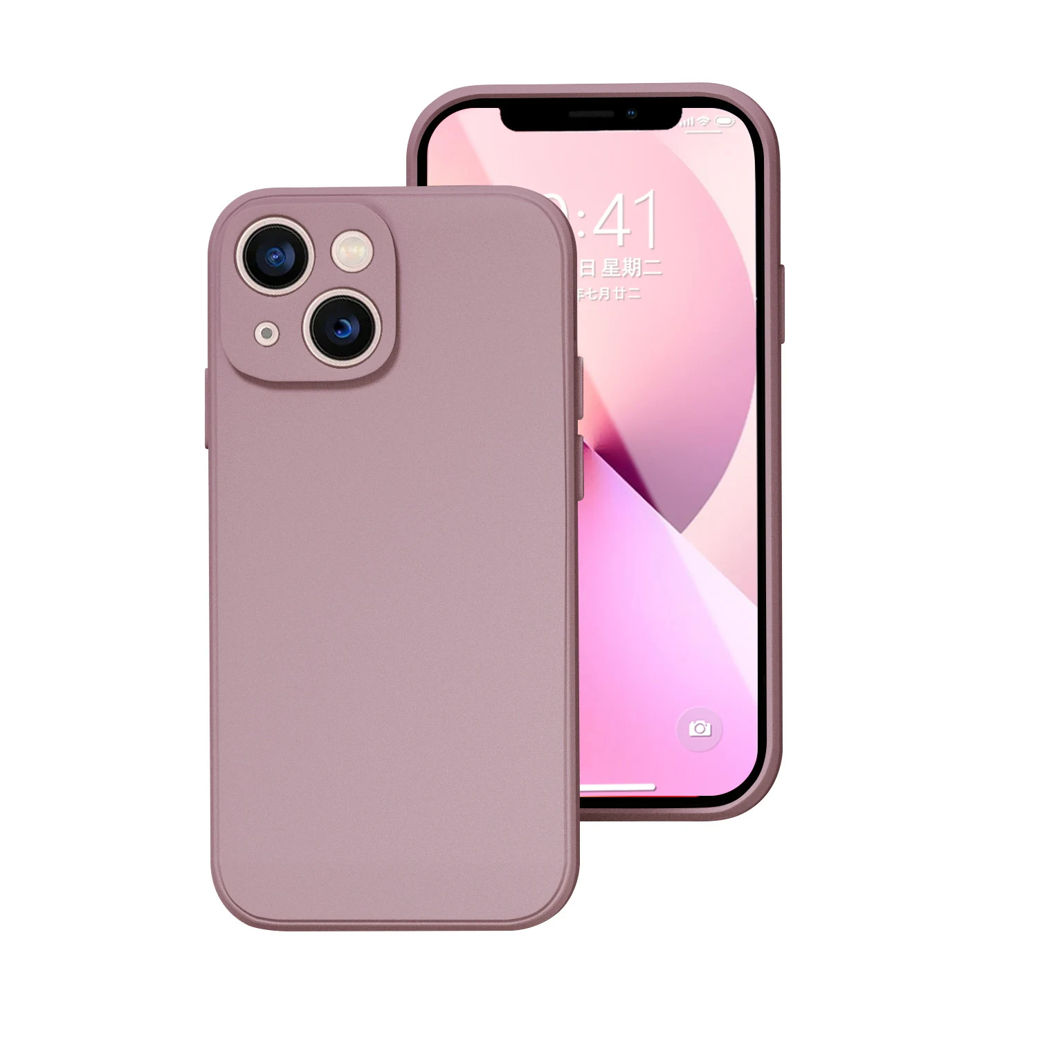 Title 8, Solid Color TPU Soft Shell Frosted Protective C...