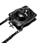 Bolsa de ombro caveira Halloween gótica feminina, mini crossbody com personalidade quadrada, perfeita para um visual dark e estiloso. — foto 6