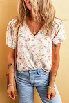 Personalized Floral T-shirt for Women Design Your Own Perfect Gift Customized with Flowers and Text Unique Fashion State — photo 5