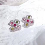 Conjunto S925 de Brincos, Anel e Pingente em Prata, Perfeito para Presentear, Design Sofisticado e Durabilidade Excepcional. — foto 2