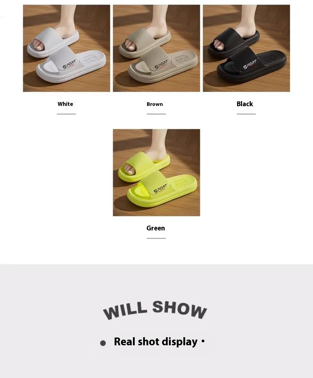Title 8, Fashionable Non-slip EVA Slippers for Home. Com...