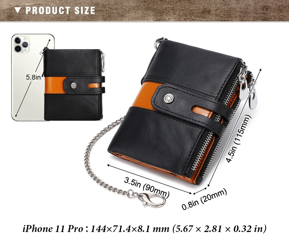 Title 4, Anti-theft brush wallet Protect your cards and ...