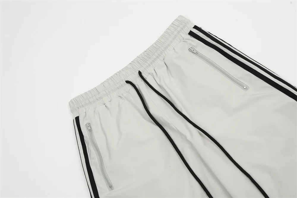Title 12, Heren sportieve casual rechte broek met stiksel...