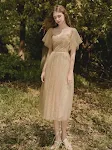 Saia curta midi para madrinha, jantar, aniversário. Elegante e versátil, ideal para celebrações, confortável e com estilo para você. — foto 3