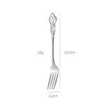 Silver center fork
