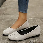 Fashion Flats Shoes With Rhinestones Casual Round Toe Loafers Cozy Shoes For Women, perfect for everyday wear, offering — photo 3