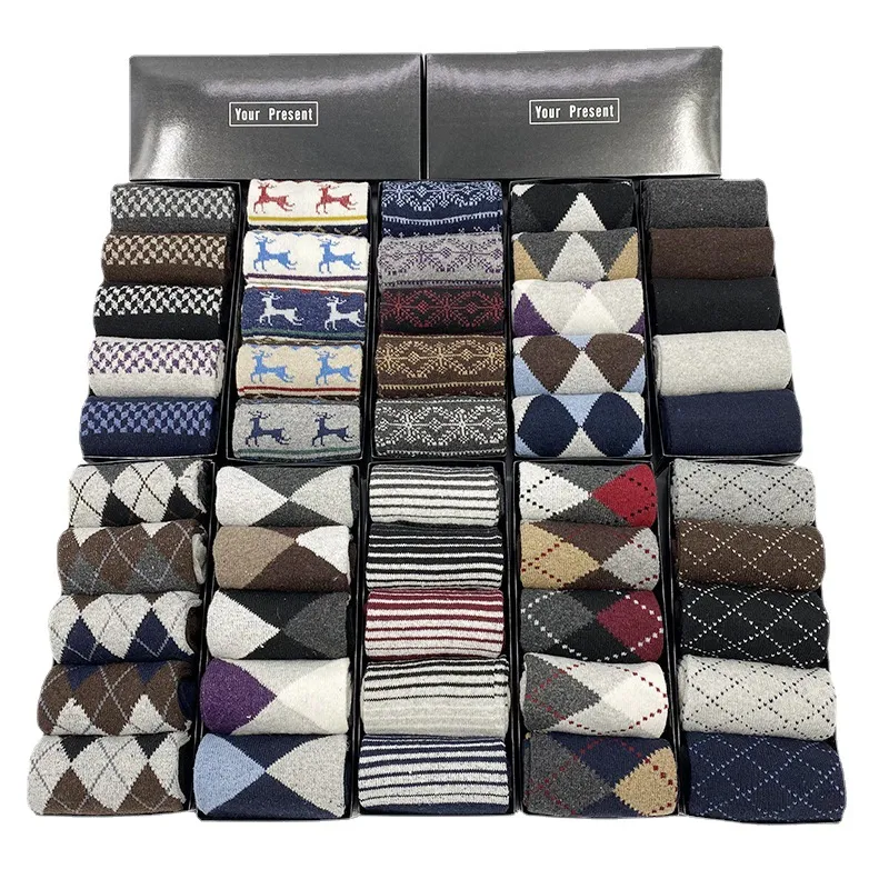 Men's Casual Thickening Thermal Middle Tube Socks Keep your feet warm and cozy all winter long Comfortable, durable, and — photo 6