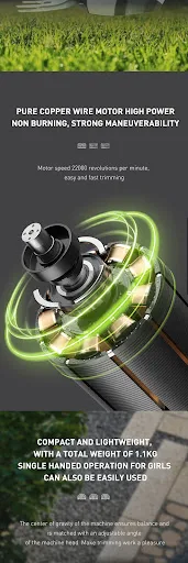 Title 15, Electric Small Hedge Trimmer Mower Household Wi...