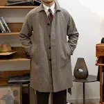 Autumn And Winter Barr MACN Warm Wool Overcoat British design provides superior warmth and comfort for cold weather in c — photo 3
