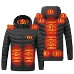 Double switch 11zone black