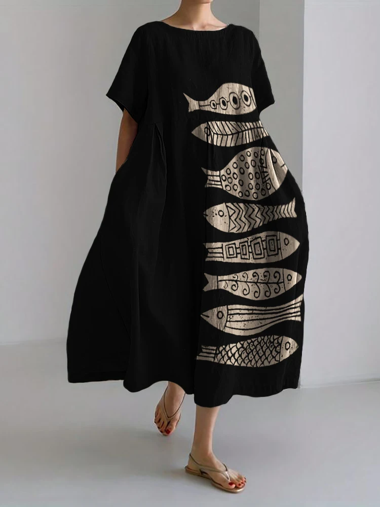 3D Craft ronde hals zoete dame jurk — foto 13