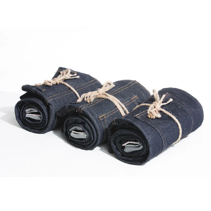 Primary color casual all-match straight-leg jeans offer versatile styling for any occasion. Comfortable, everyday jeans — photo 1