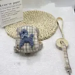 Blue checked puppy bag