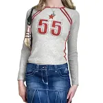 Women's Personalized Color Contrast Printed T-shirt — photo 1