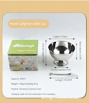 High Quality Stainless Steel Ice Cream Cup. Enjoy perfectly chilled ice cream. Durable, easy to clean, and reusable for — photo 7